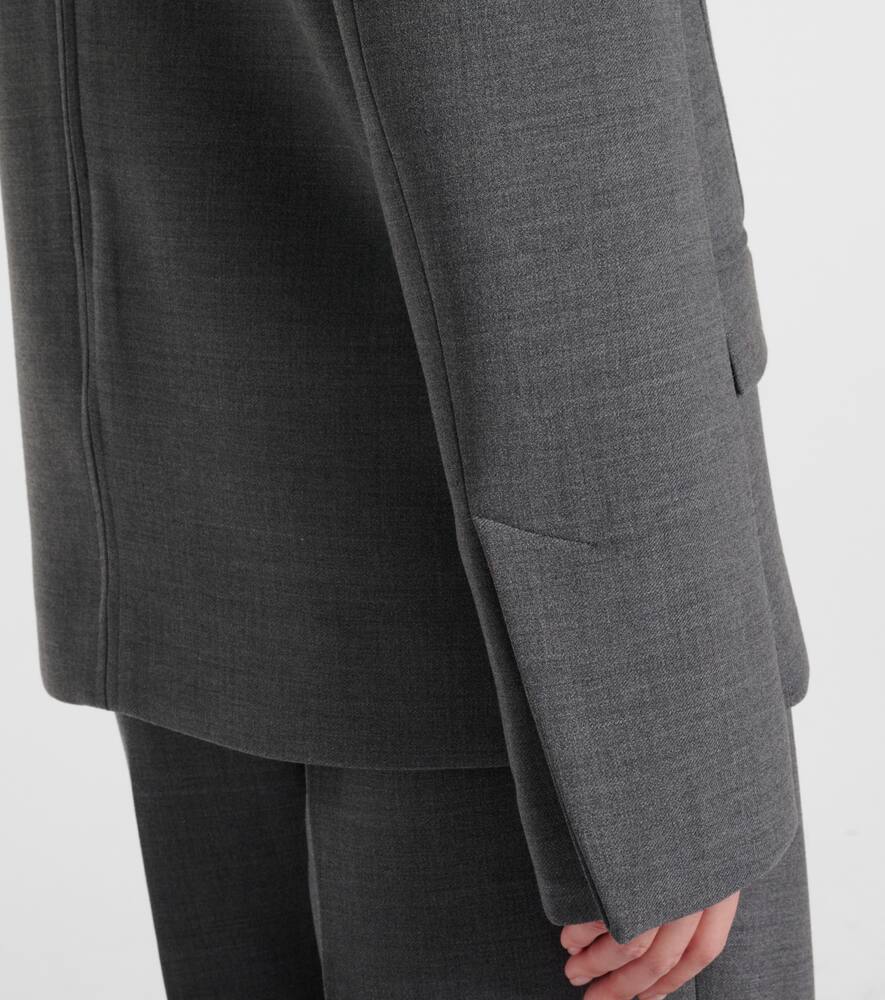 Totême Round-neck Top In Grey