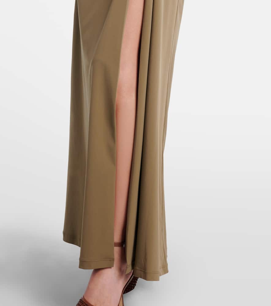 Christopher Esber Ruched Orbit Midi Dress