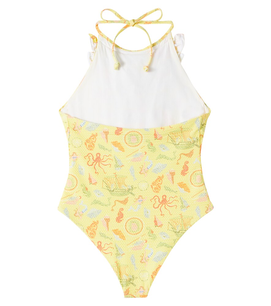  Marysia Bumby Marysia Bumby Bumby Aman Printed Ruffled Swimsuit 