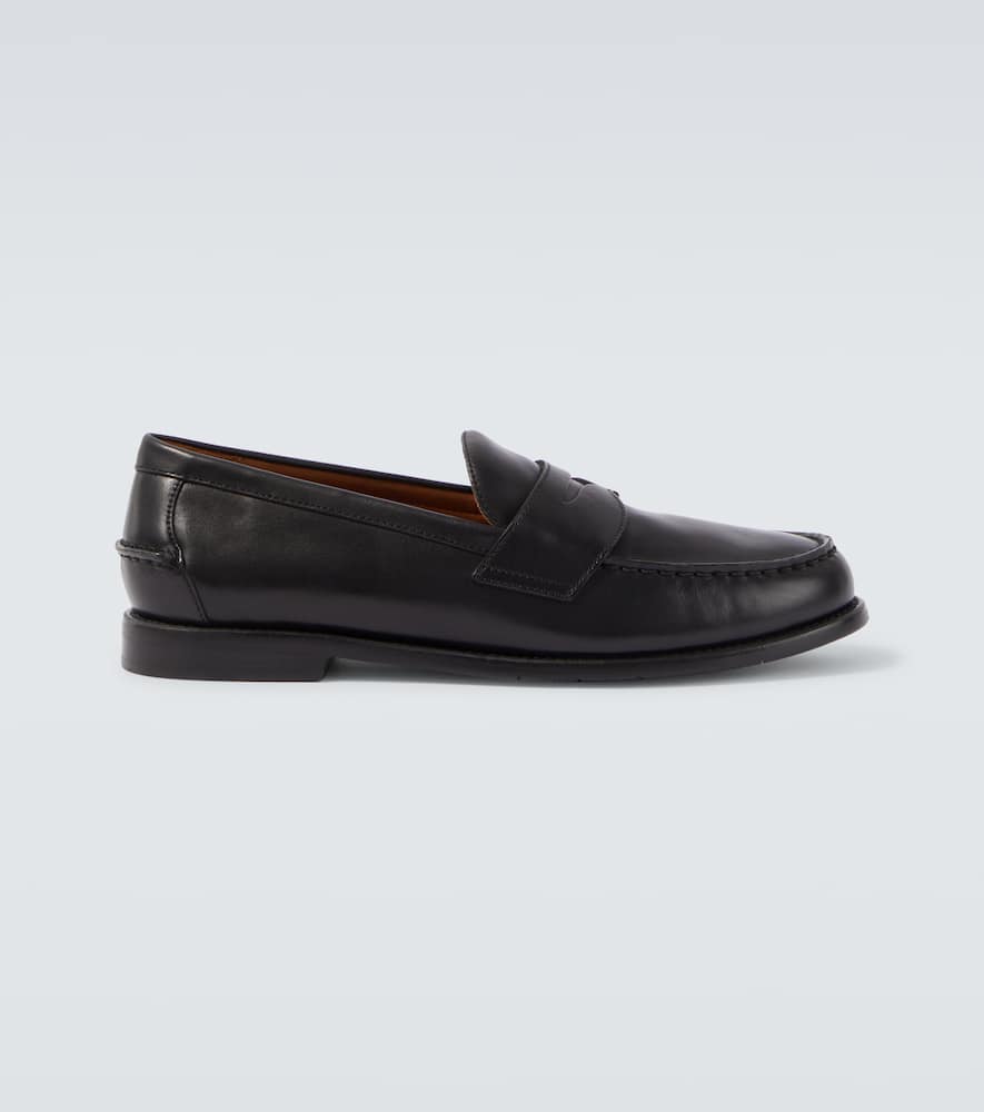 Alston leather penny loafers