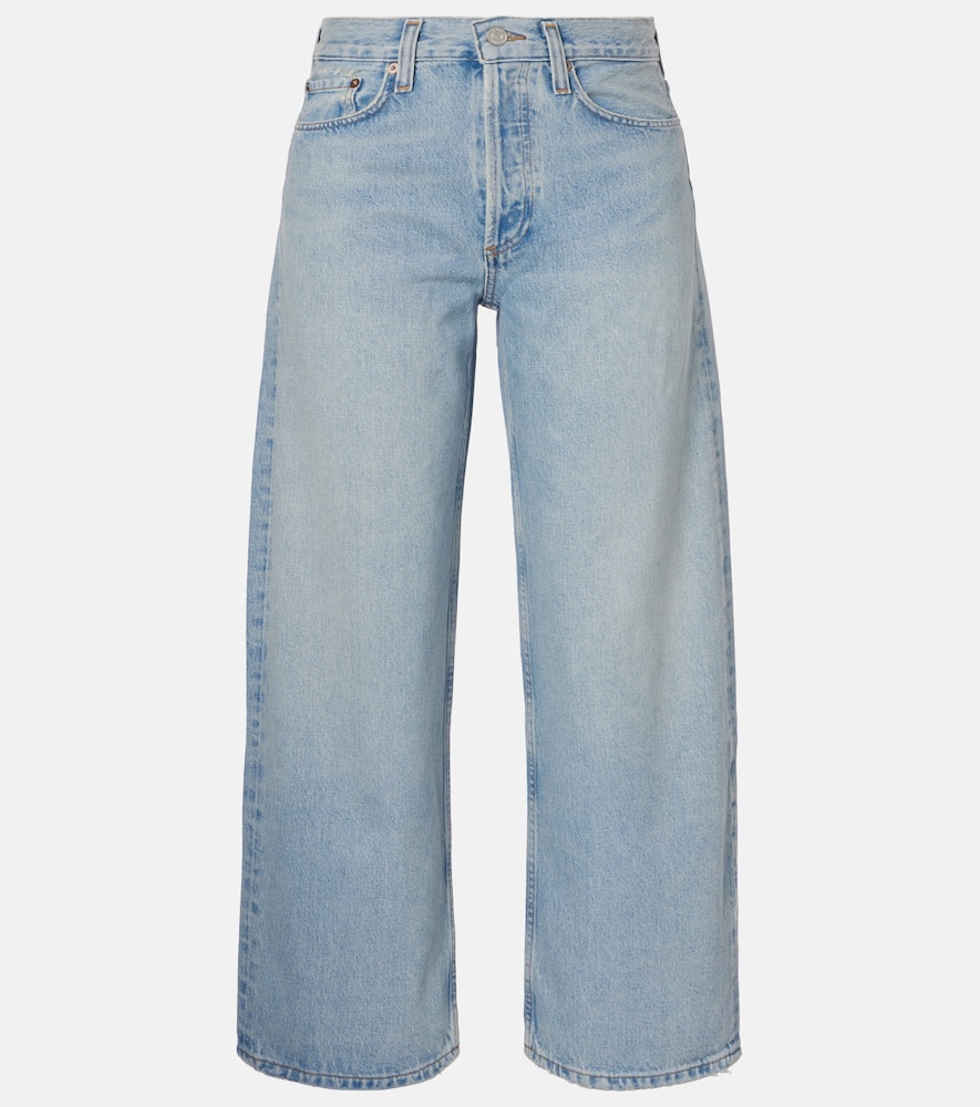 Arc cropped mid-rise wide-leg jeans