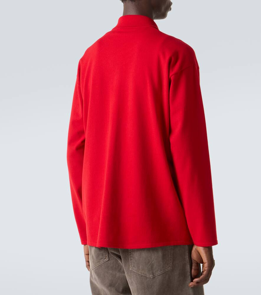 Auralee Wool Shirt In Red