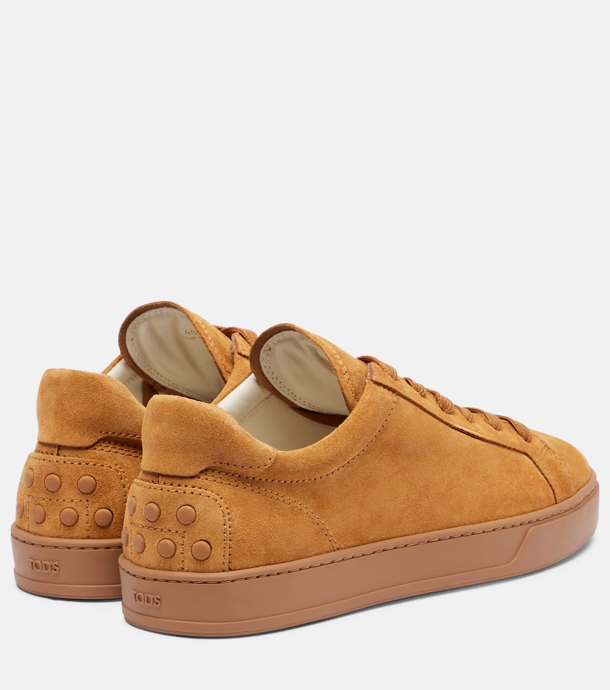 Tod's Suede Sneakers In Brown