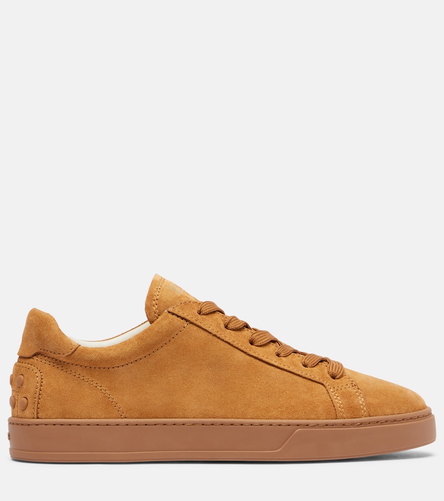 Tod's Suede Sneakers In Brown