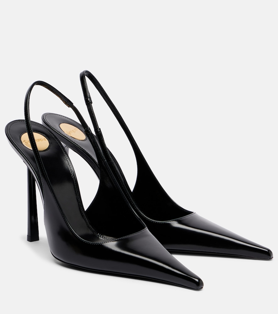 Vendome 110 Leather Slingback Pumps