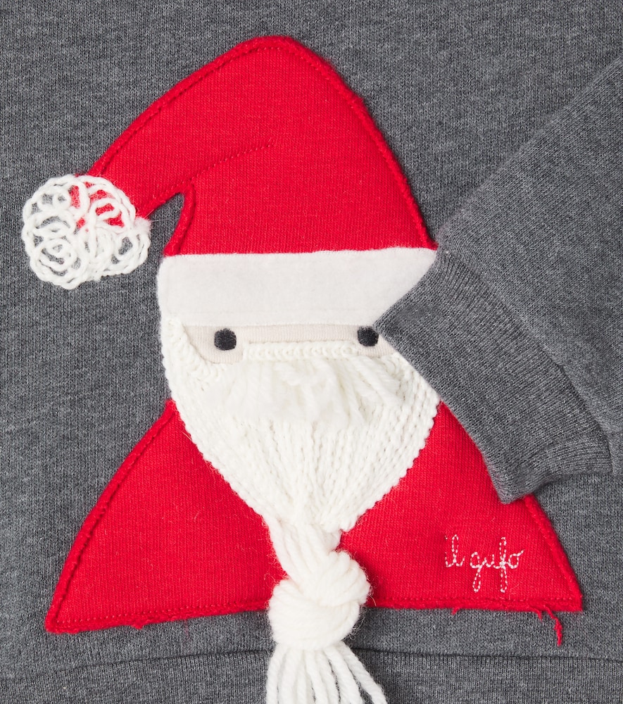  Il Gufo Il Gufo Baby Embroidered Cotton Sweatshirt 
