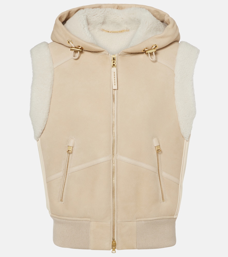 Bogner Women's Beige Finel Suede Ski Jacket UK Size 14 - Mytheresa