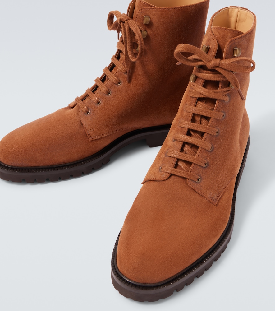  Brunello Cucinelli Brunello Cucinelli Suede Lace-up Boots 