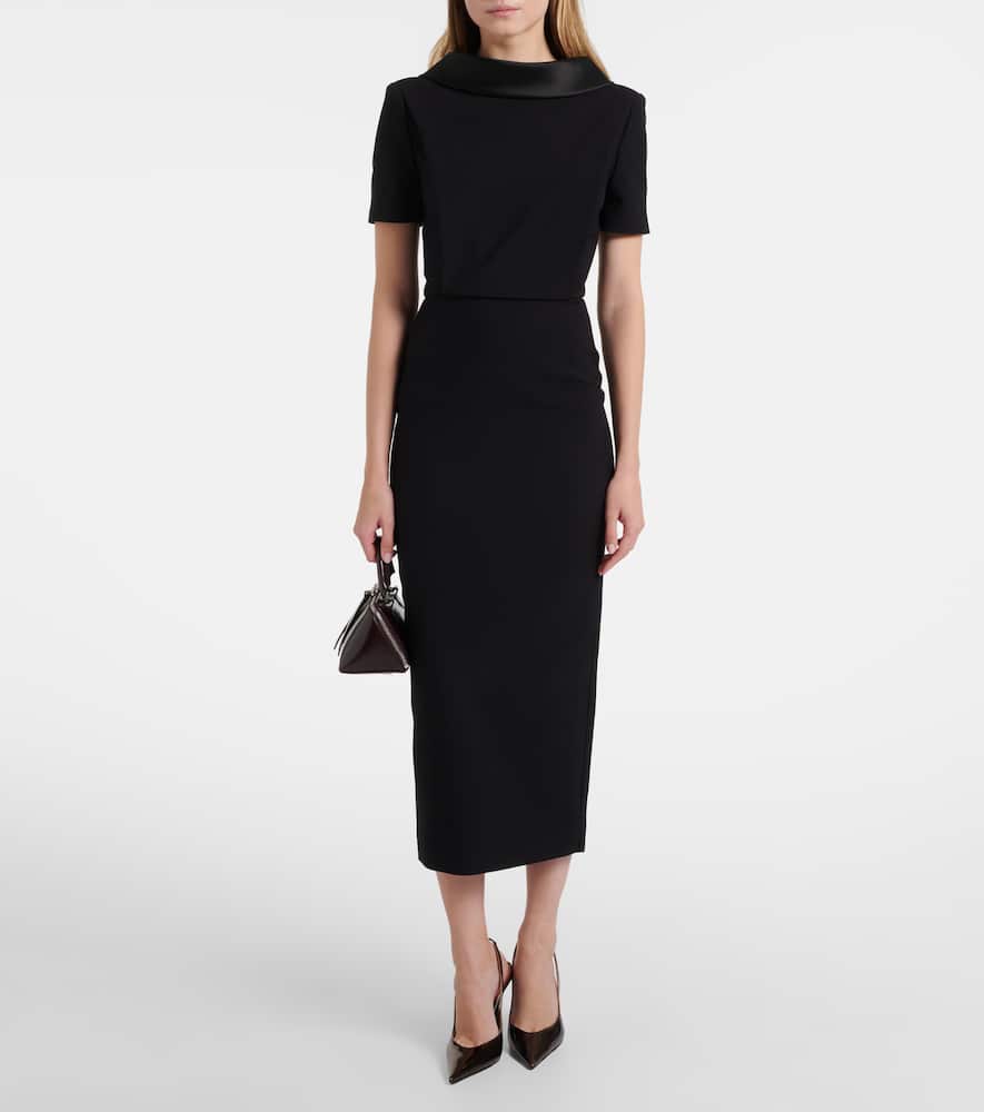 Amina Muaddi Anok 105 Mirrored Leather Slingback Pumps In Multi