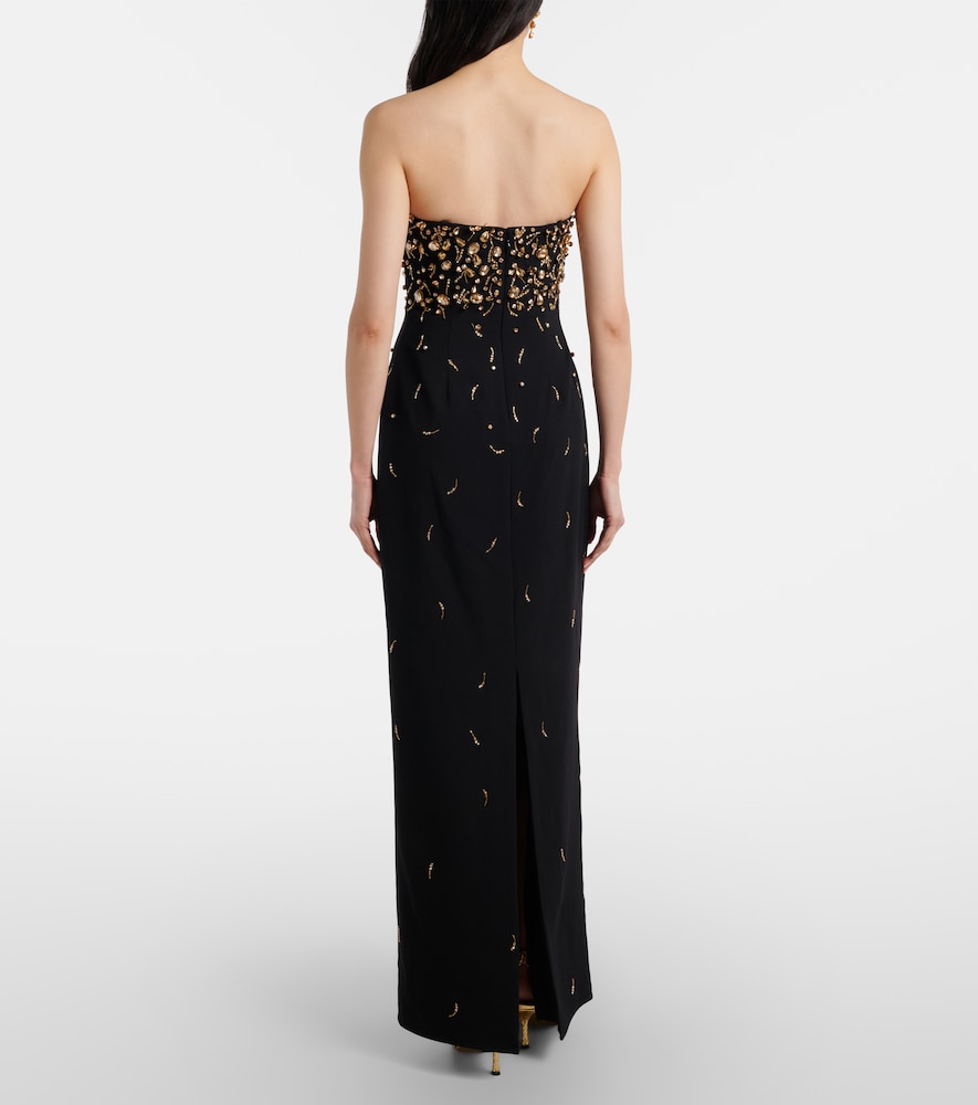  Simkhai Simkhai Bustier-robe Reign Aus Crêpe Mit Kristallen 