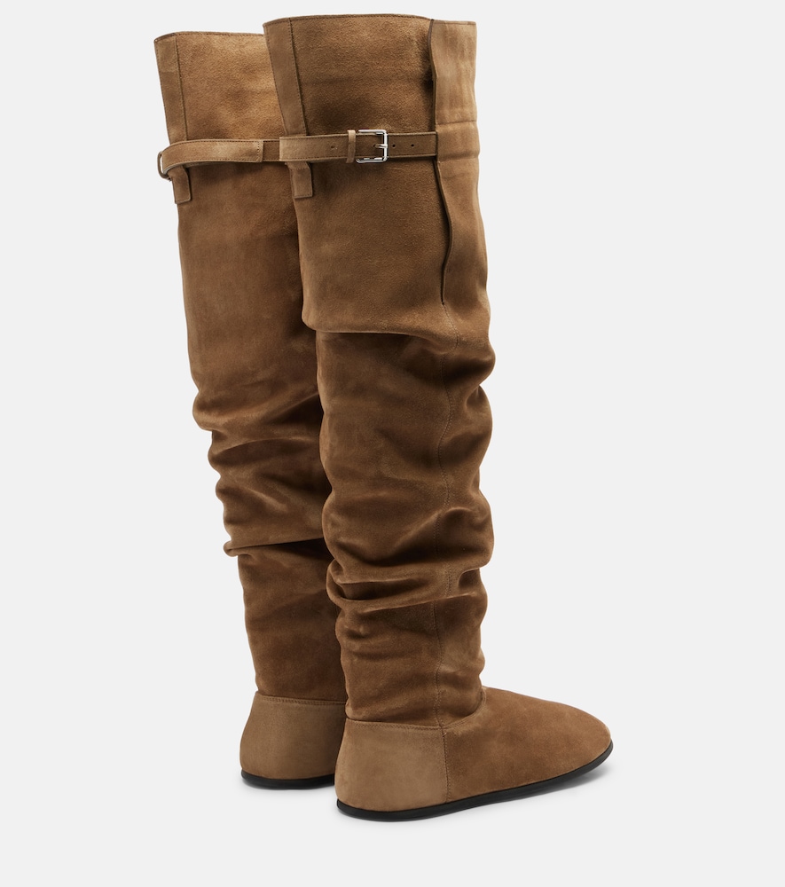  Christen Christen Big Boot Suede Over-the-knee Boots 