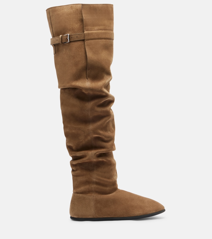  Christen Christen Big Boot Suede Over-the-knee Boots 