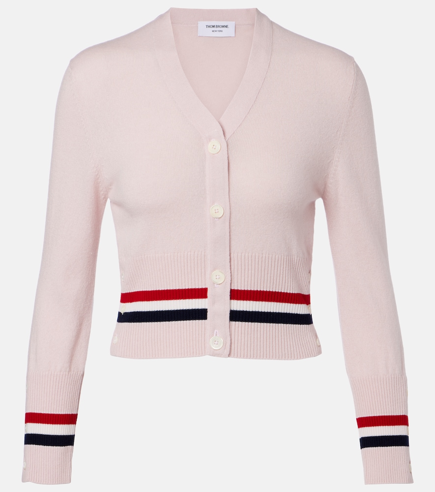 Thom Browne Cropped cashmere cardigan
