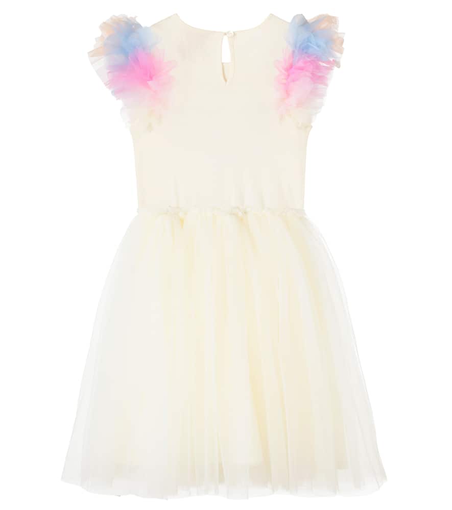 Tutu Du Monde Sun Ray Embellished Cotton Tulle Dress In Blue