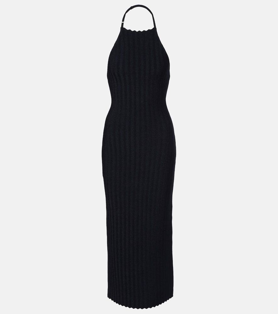 Jacquemus Tablier knitted midi dress