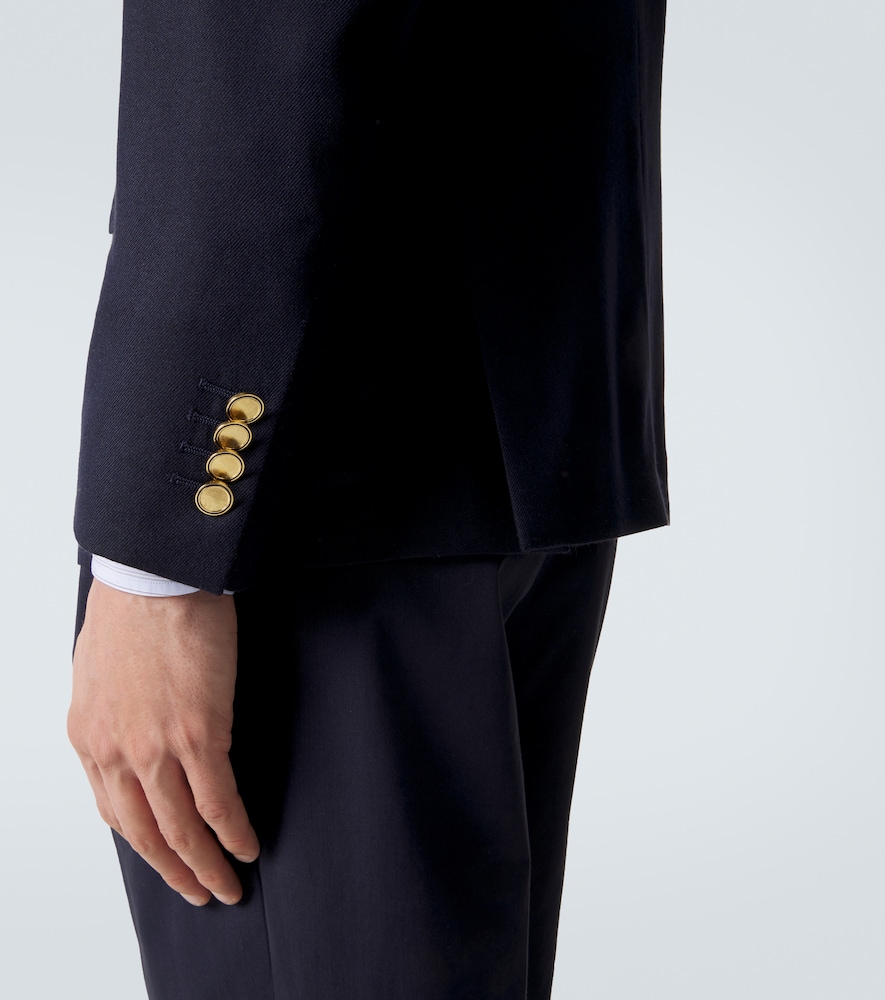  Lardini Lardini Wool, Cashmere, And Silk Blazer 