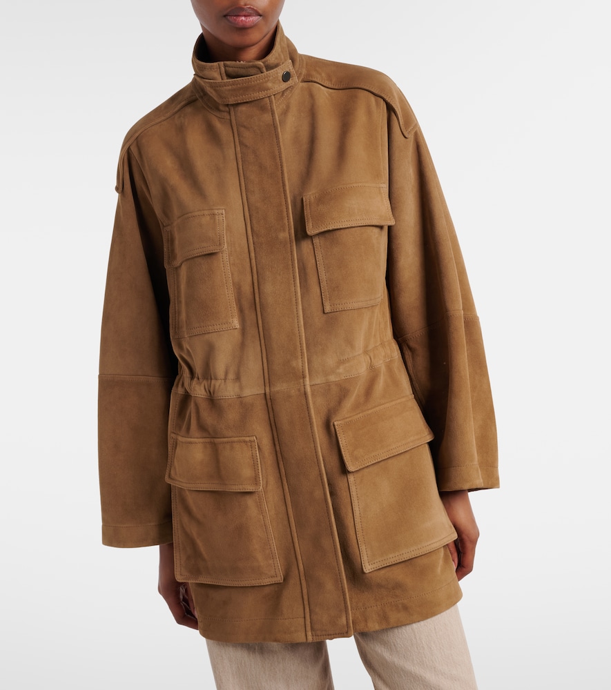  Brunello Cucinelli Brunello Cucinelli Feldjacke Aus Veloursleder 