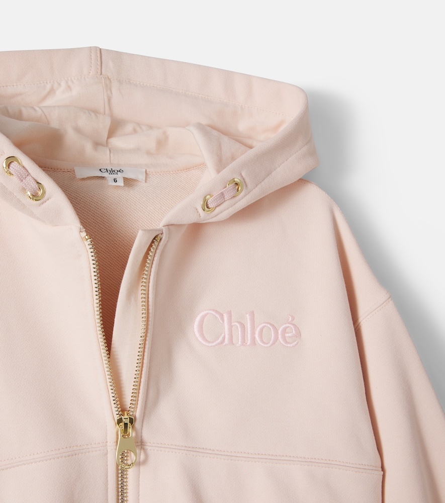  Chloe Kids Chloé Kids Kapuzenjacke Aus Baumwoll-jersey 