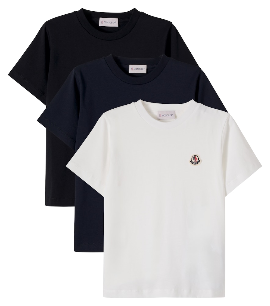 Moncler Enfant Multicoloured Set Of 3 Cotton Jersey T-Shirts Y Size 8 - Mytheresa