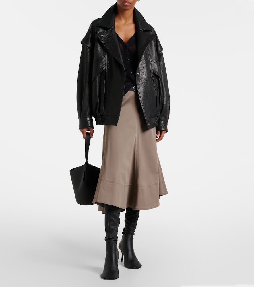 Nour Hammour Micah leather jacket