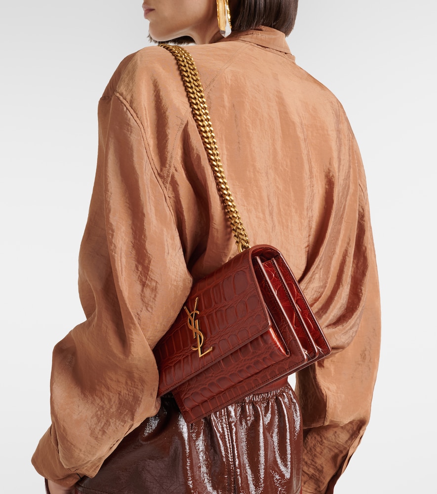 Saint Laurent Sunset Small leather crossbody bag