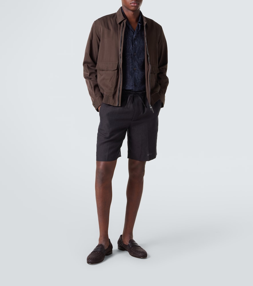 Silk Blouson Jacket