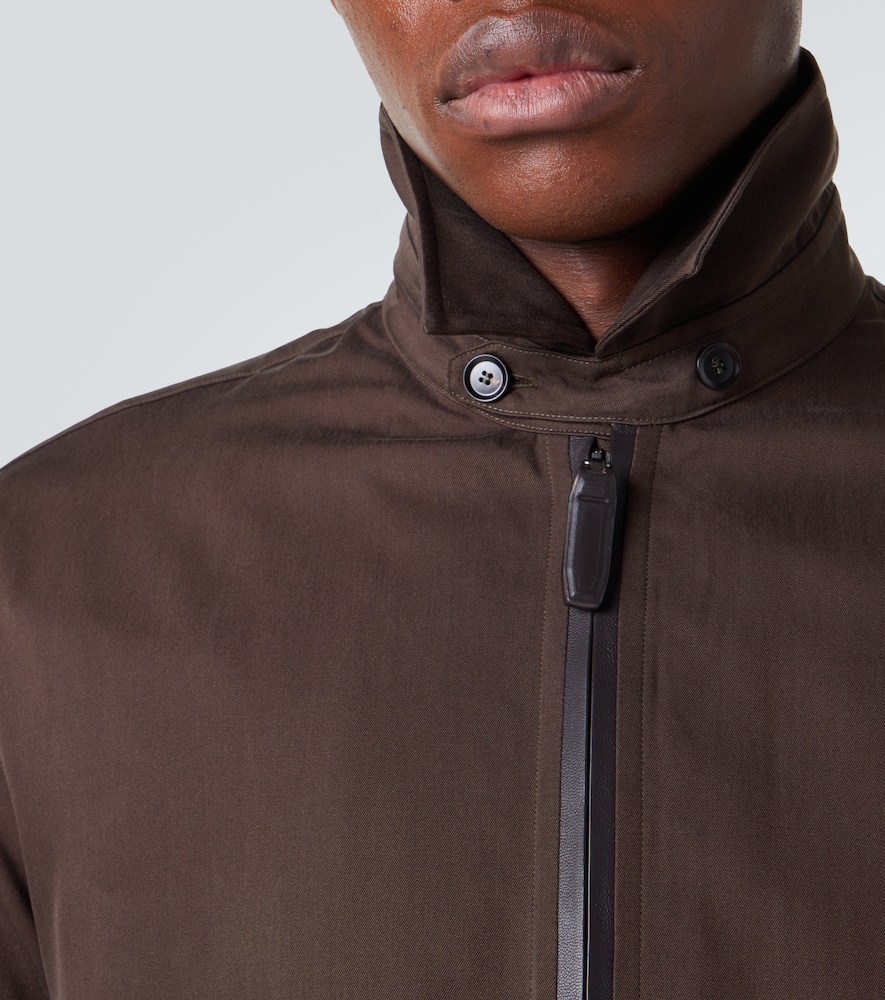 Silk Blouson Jacket