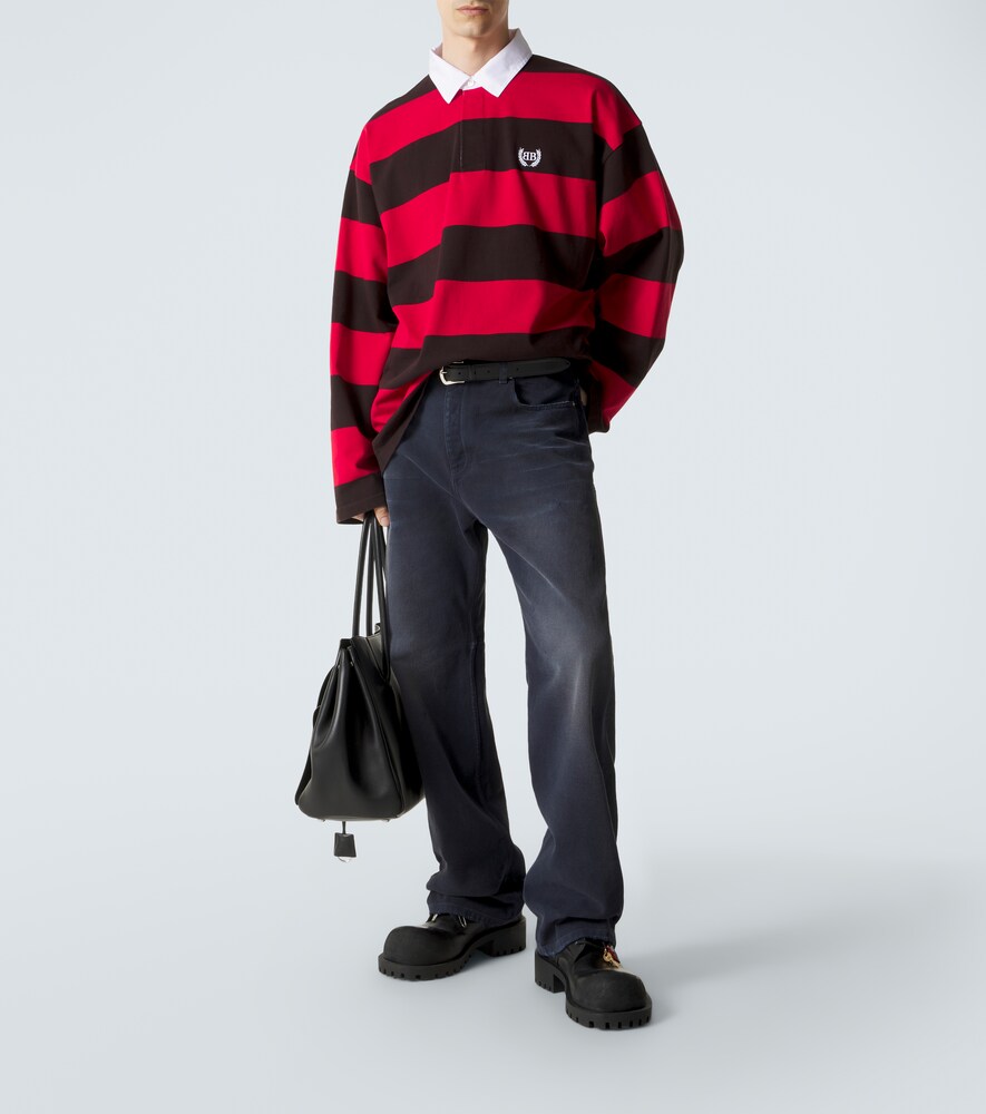  Balenciaga Balenciaga Oversized-polohemd Aus Baumwoll-jersey 