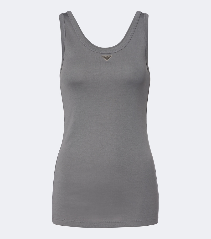 Top in cotone a coste
