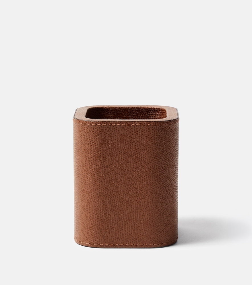 Giobagnara Unisex Brown Polo Leather Pen Pot - Mytheresa