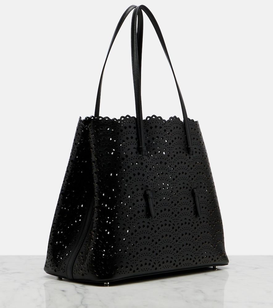  Alaia Alaã¯a Mina 37 Vienne Leather Tote Bag 