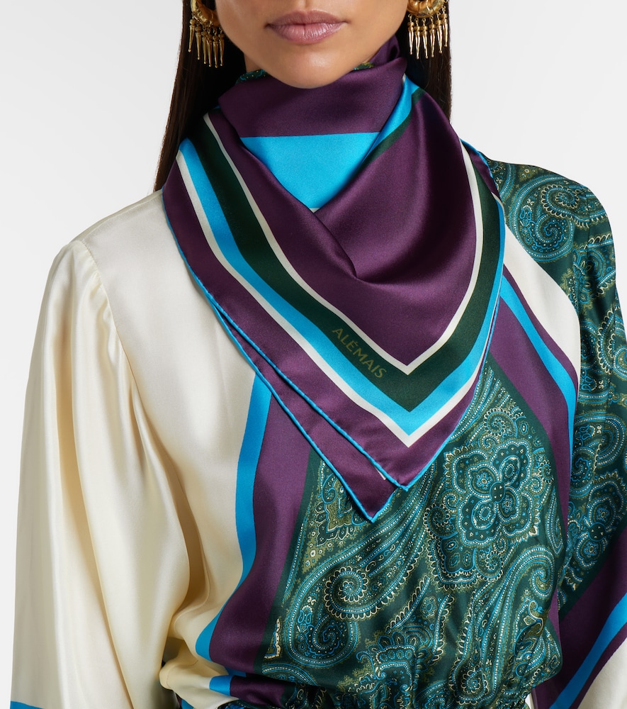  Alemais Alemais Joni Printed Silk Twill Scarf 