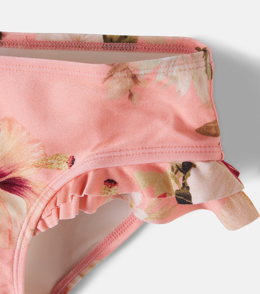  Zimmermann Kids Zimmermann Kids Floral Ruffled Bikini Bottoms 