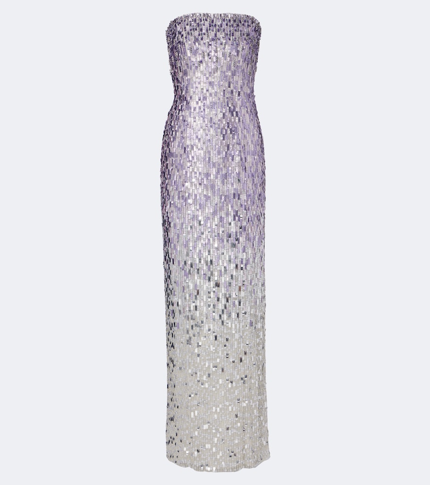 Off-Shoulder Abendkleid Lucille mit Pailletten