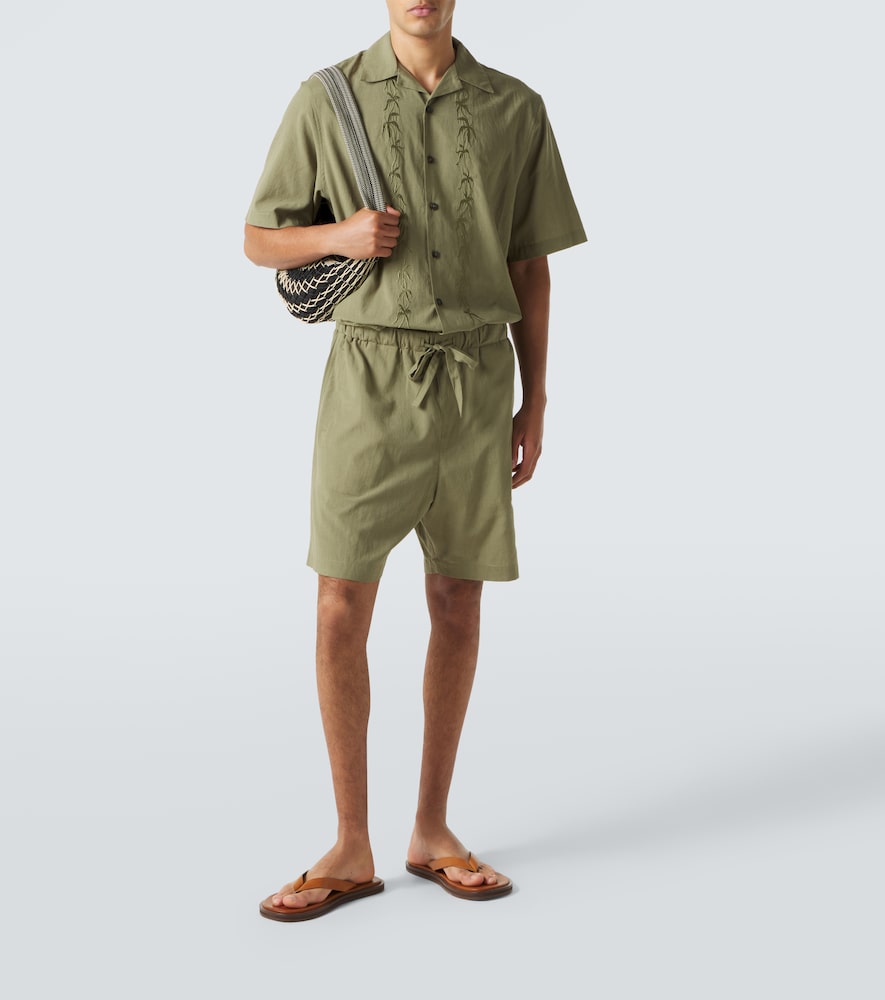 Commas Commas Mid-rise Shorts 