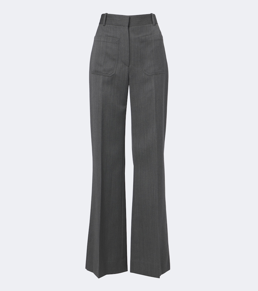 Victoria Beckham Pantalon ample Alina en laine vierge 550 €
