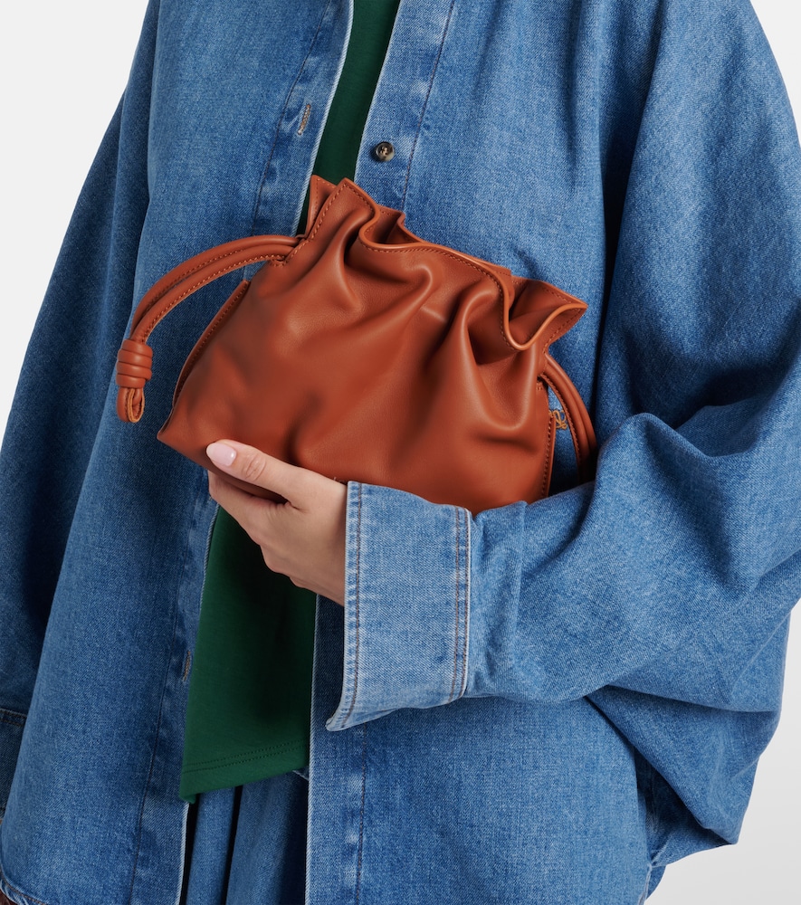Flamenco Mini Leather Clutch