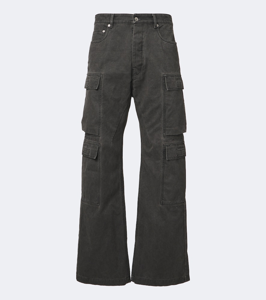 Cargohose Double aus Denim