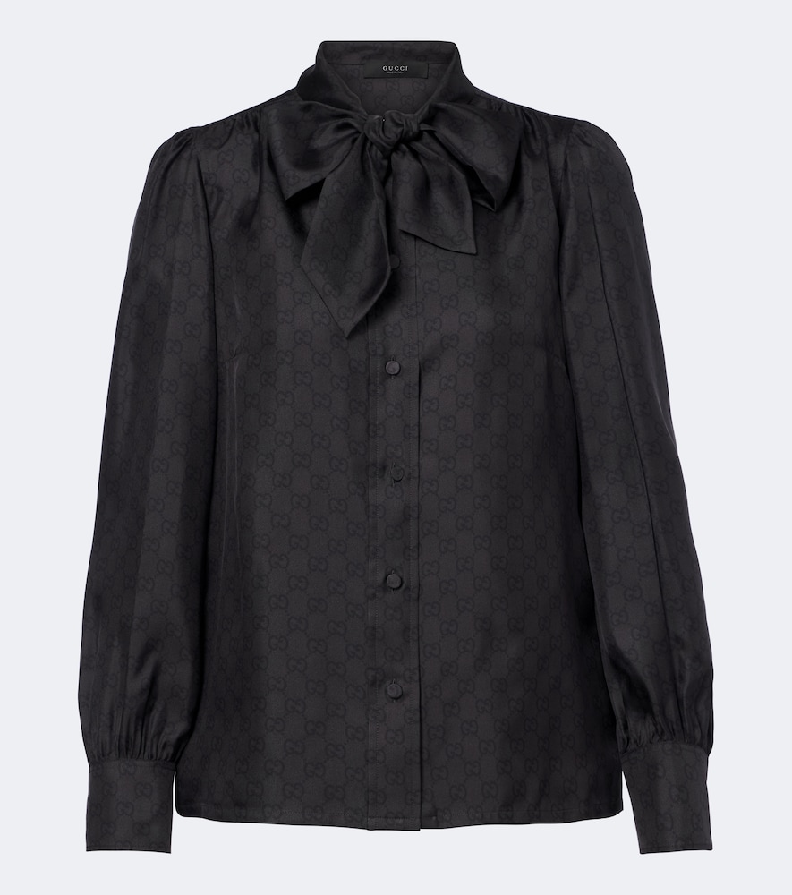 Gucci Blouse en serg de soie GG 1400 €
