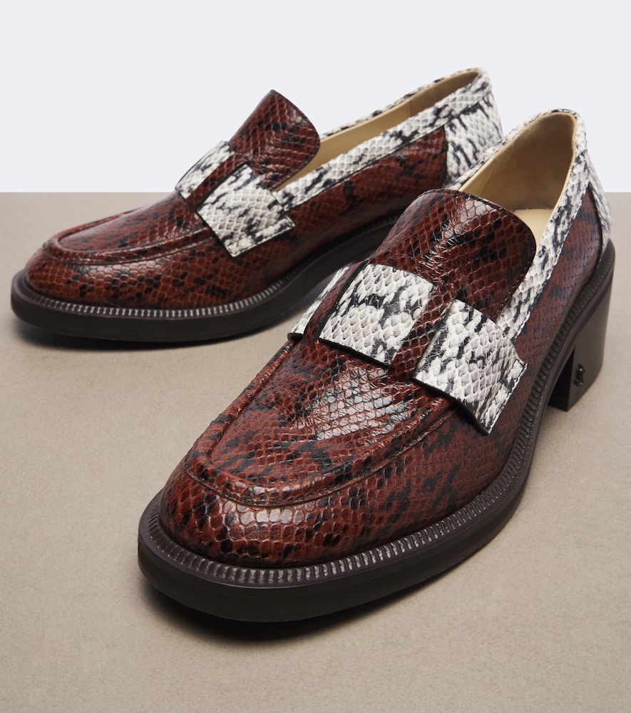 Tylor Snake-Effect Loafer
