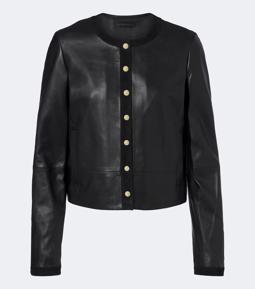 Vince Giacca in pelle con suede