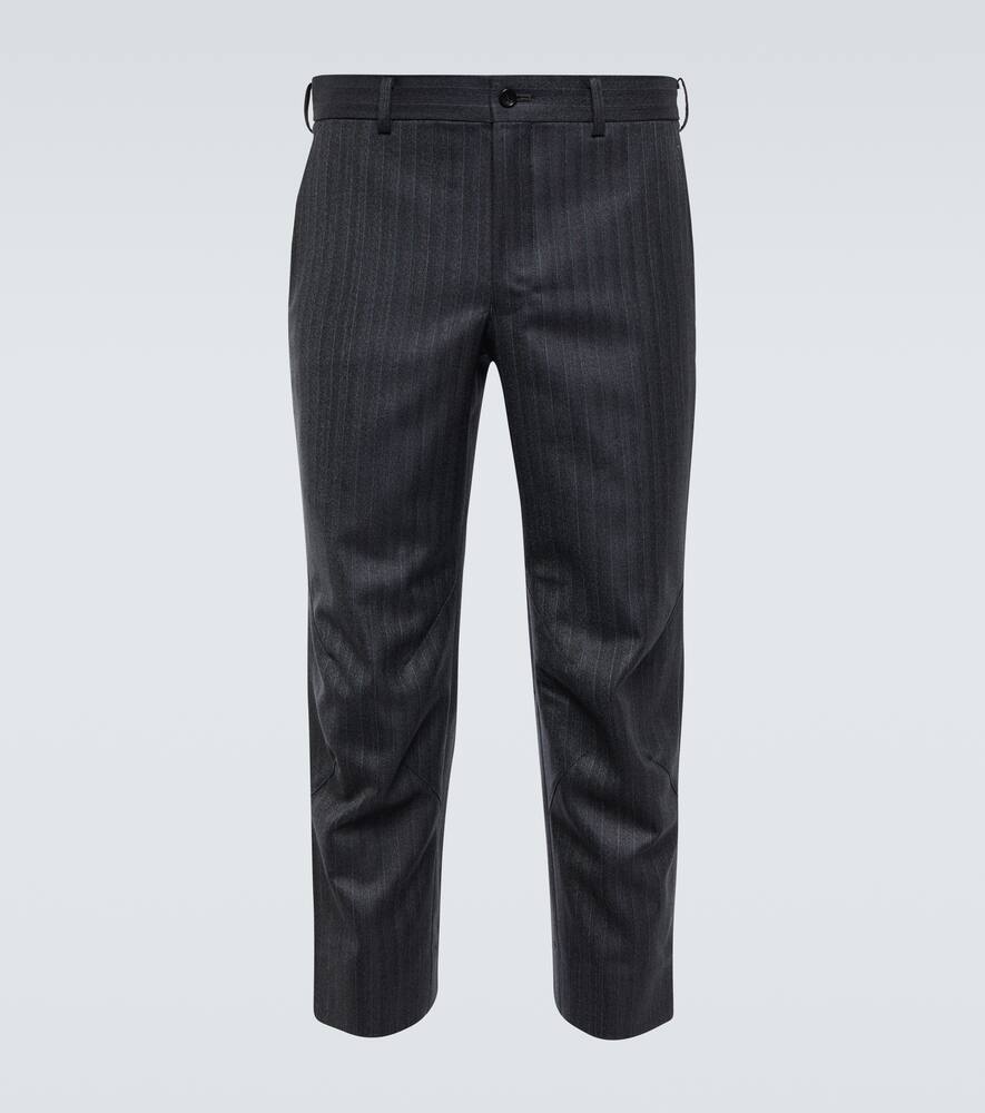 Comme des Garçons Homme Deux Striped straight-fit wool pants