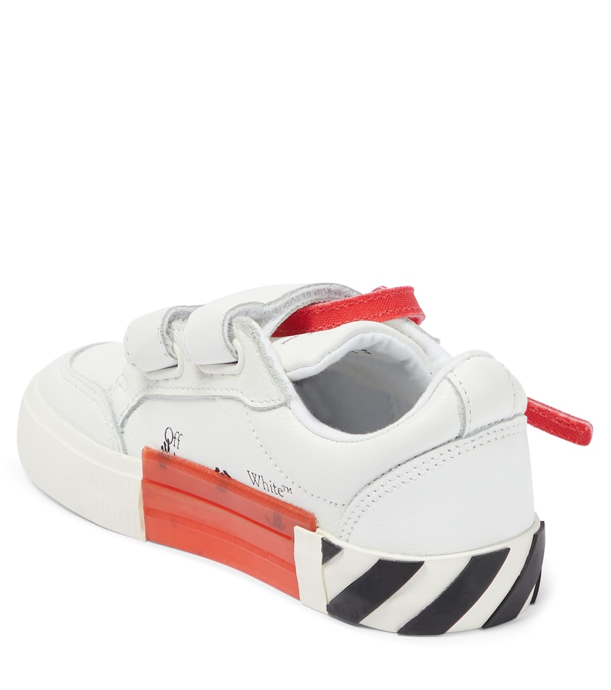  Off-white Kids Off-white Kids Low Vulcanized Leather Sneakers 