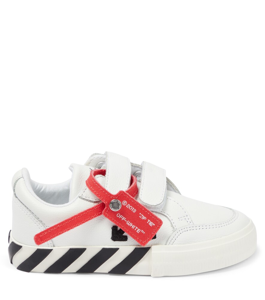  Off-white Kids Off-white Kids Low Vulcanized Leather Sneakers 