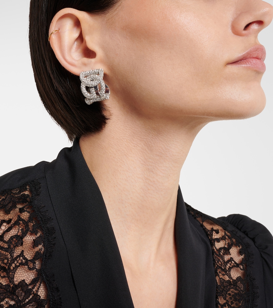  Dolce&gabbana Dolce&gabbana Ohrringe Dg Mit Kristallen 