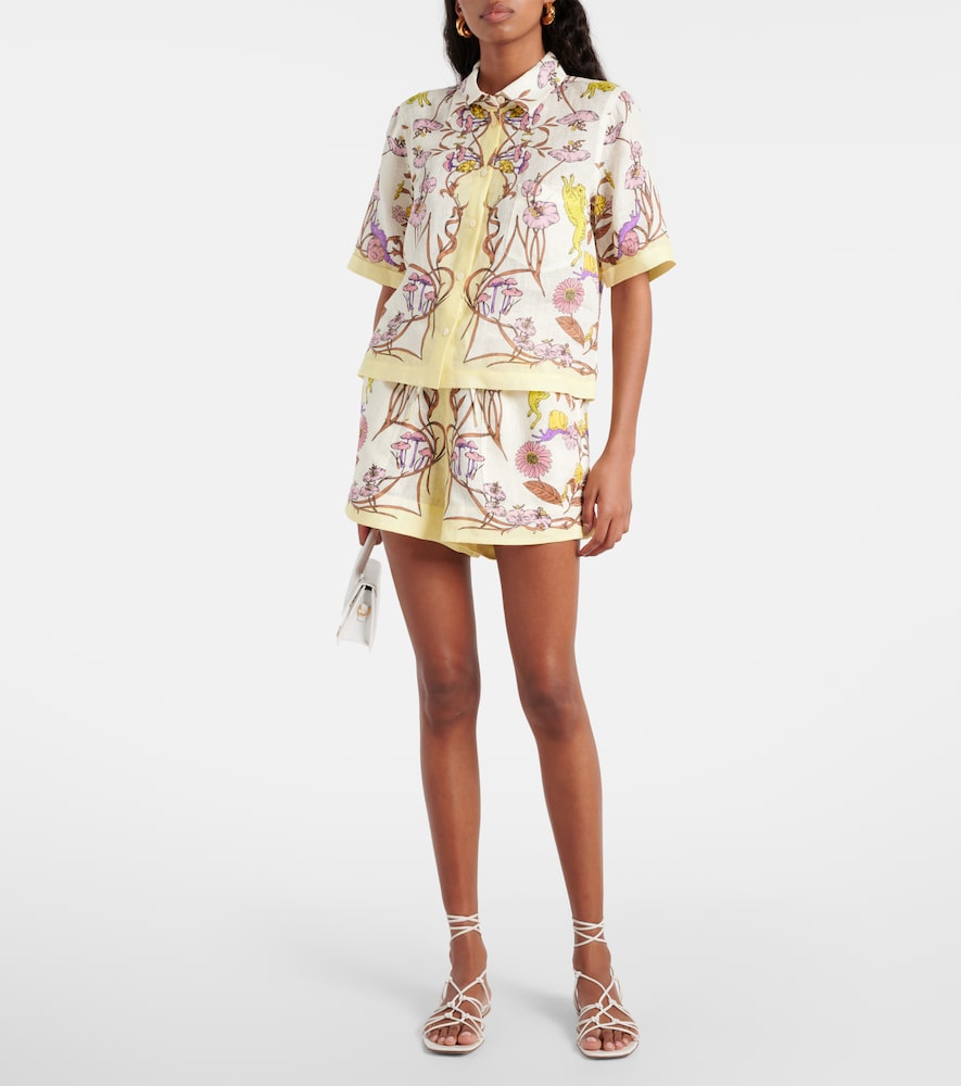  Tory Burch Tory Burch High-rise-shorts Aus Leinen 
