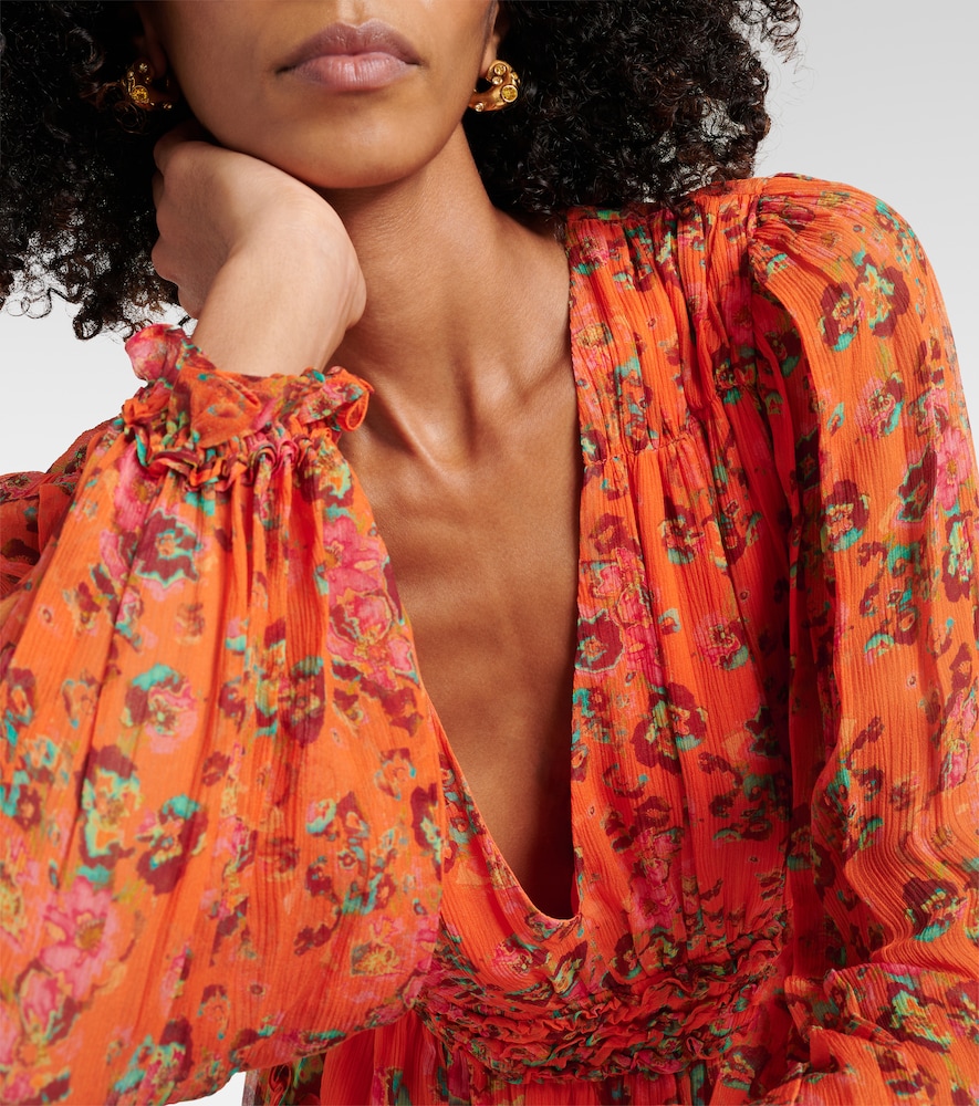  Ulla Johnson Ulla Johnson Lya Floral Silk Minidress 