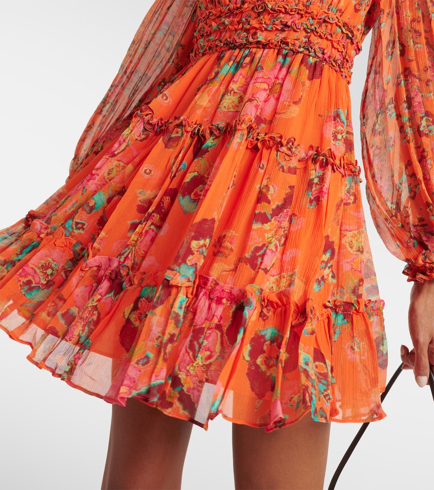  Ulla Johnson Ulla Johnson Lya Floral Silk Minidress 