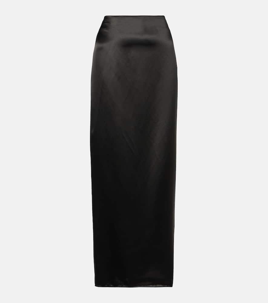 The Row Bartelle satin maxi skirt