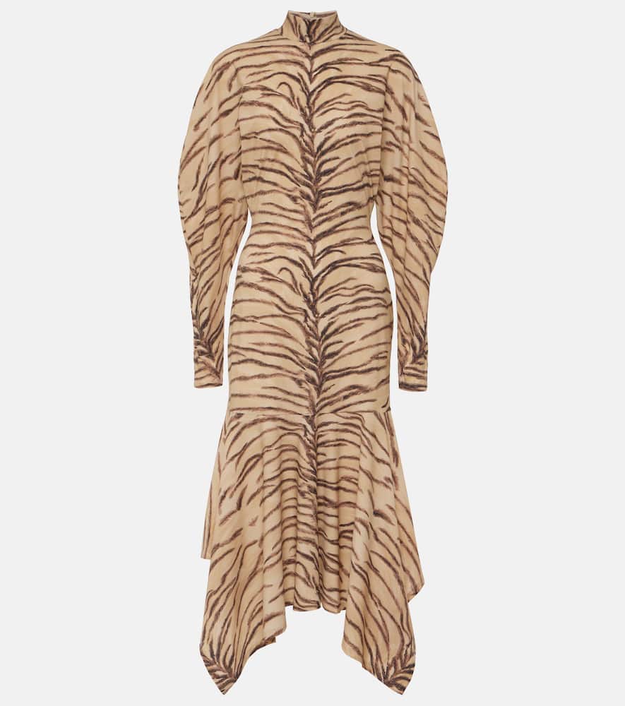 Jersey midi dress
